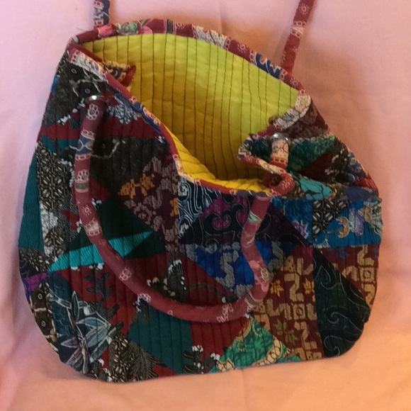 FINAL SALE PRICE 3 Reusable Fabric Shopping Bags / Good for Planet - Picture 3 of 4